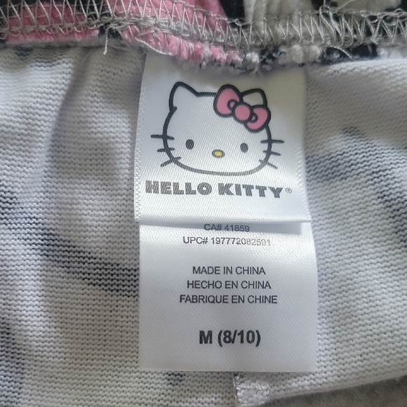 Hello Kitty Pajama Bottoms - Pink and White - Picture 4 of 4